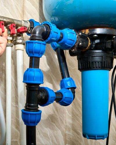 Water Pump System With Plumbing Fittings And Valves Tampa Fl