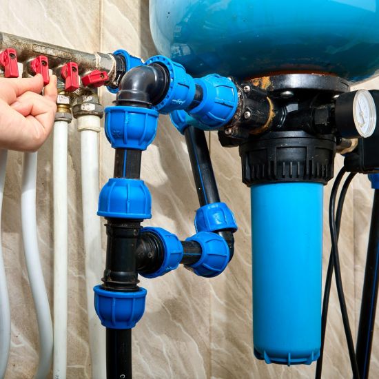 Water Pump System With Plumbing Fittings And Valves Tampa Fl