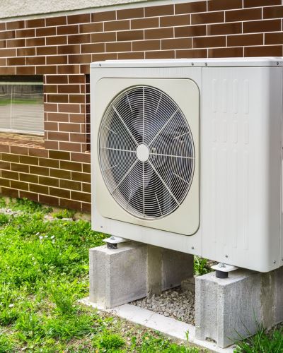 Outdoor Air Conditioning Unit Installed Next To House Tampa Fl