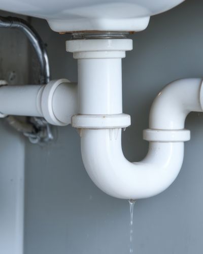Leaky Pipe Under Sink In Kitchen Plumbing System Tampa Fl