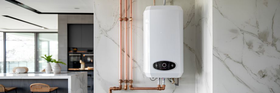 Modern Kitchen Water Heater Plumber Installation