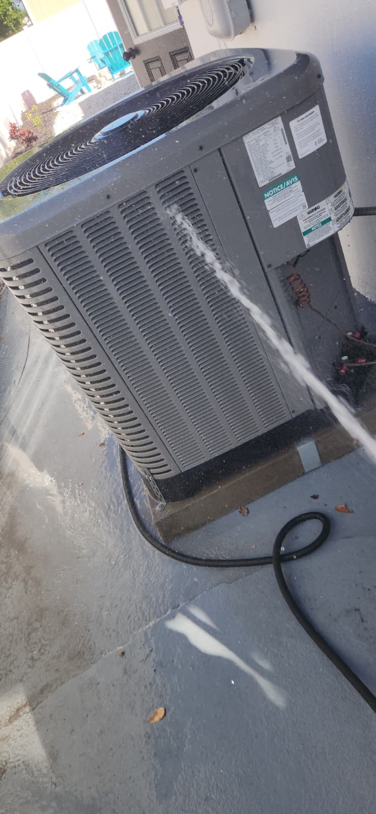 AC coil cleaning recommended after inspection in Seminole, FL 33772 home