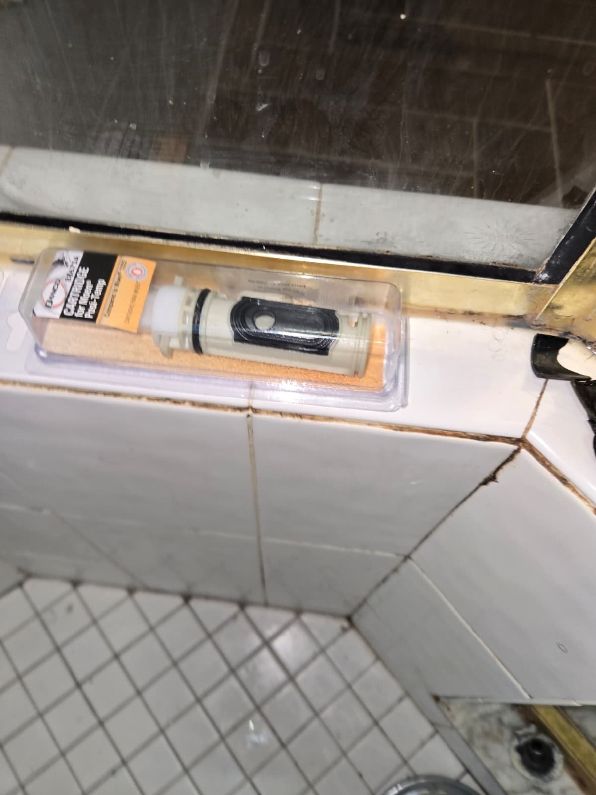 Shower faucet disassembled for cartridge replacement in Tampa, FL 33647