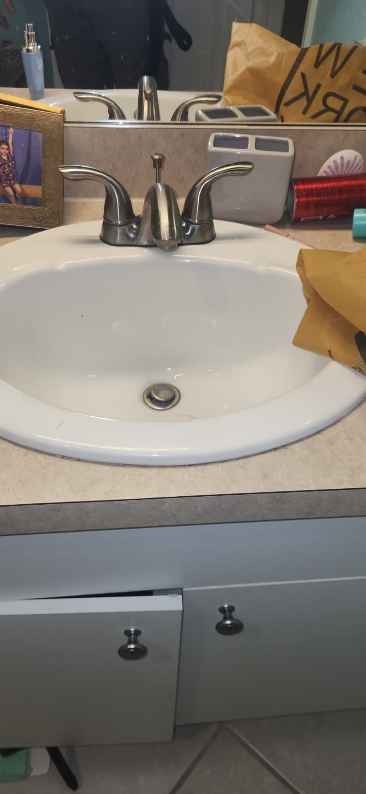 Water heater tank flush and inspection in Tampa, FL 33615 utility closet