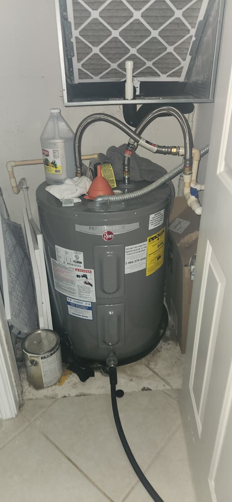 Water heater flush service in Tampa, FL 33615 under Premium Home Therapy Plan