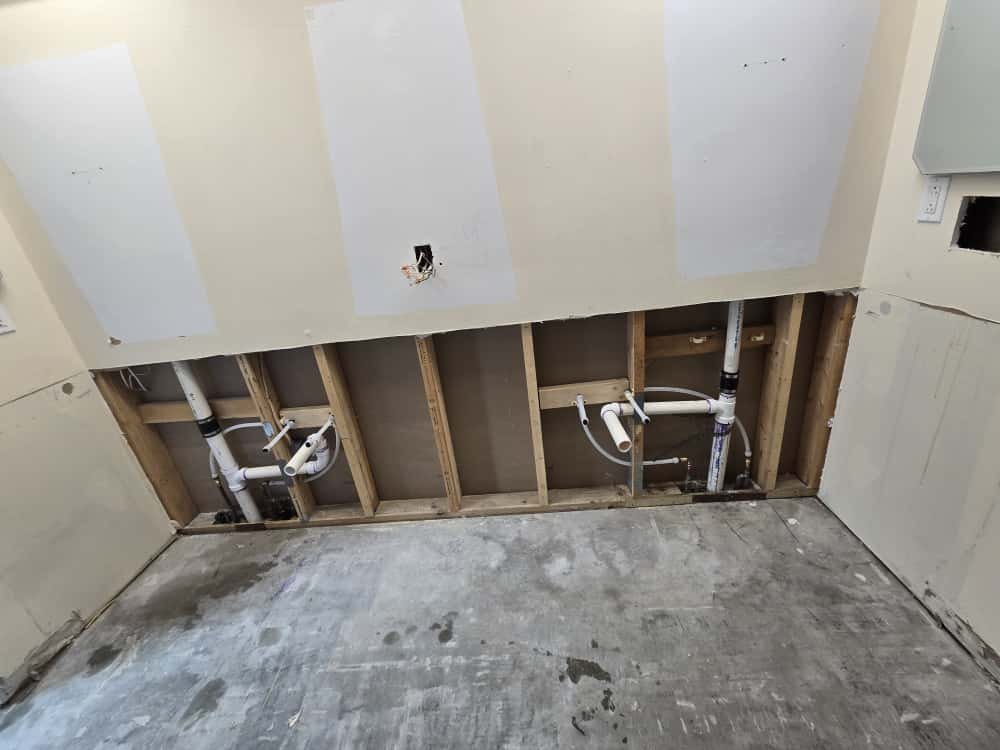 Detail of HVAC repair components during service in Lutz, FL 33559