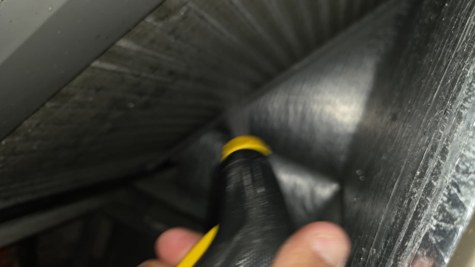 Documenting fan motor amperage during AC inspection in Tampa, FL 33618