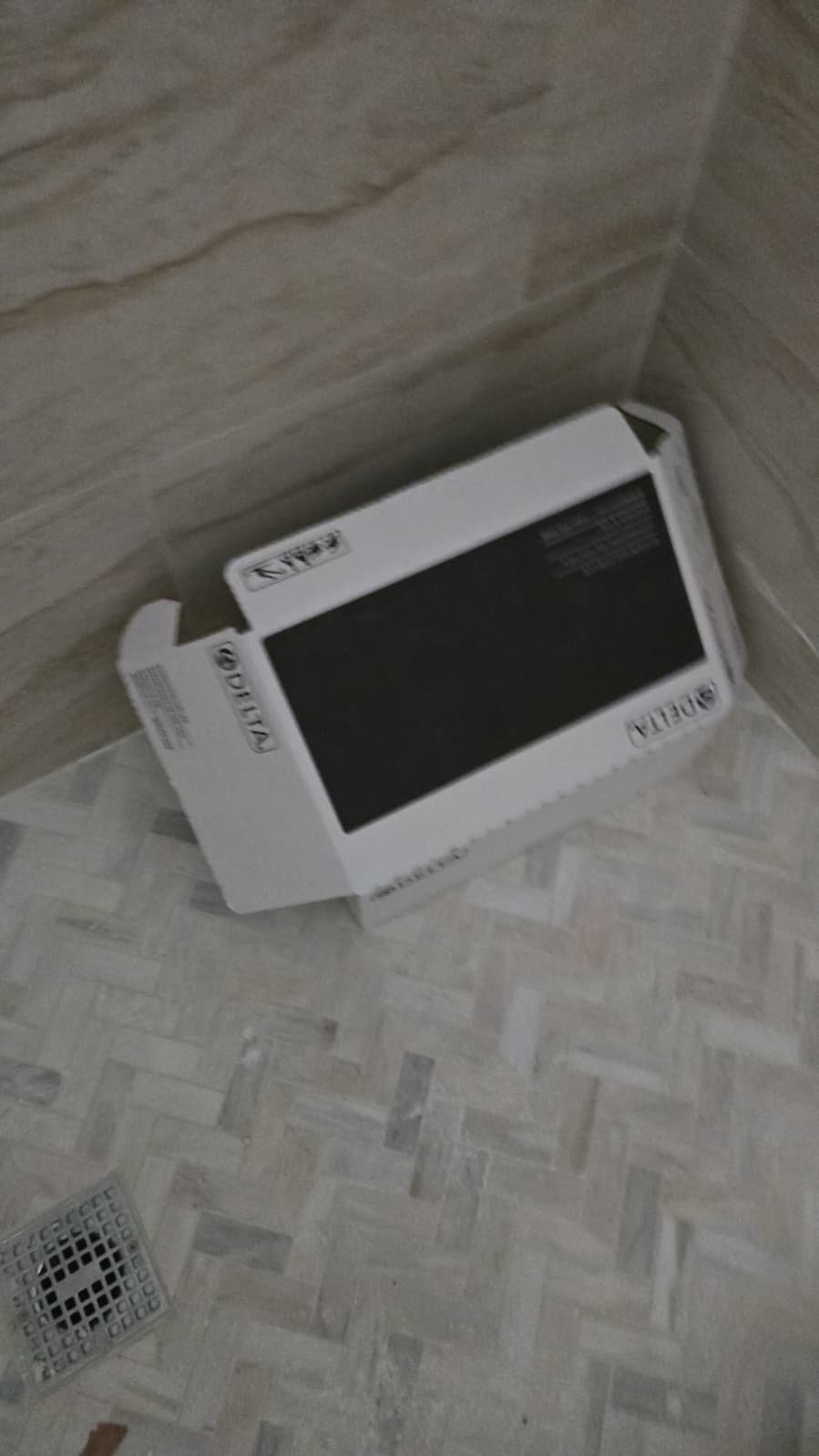 Finished shower trim with head, plate, and handle after valve replacement in St. Petersburg, FL 33703