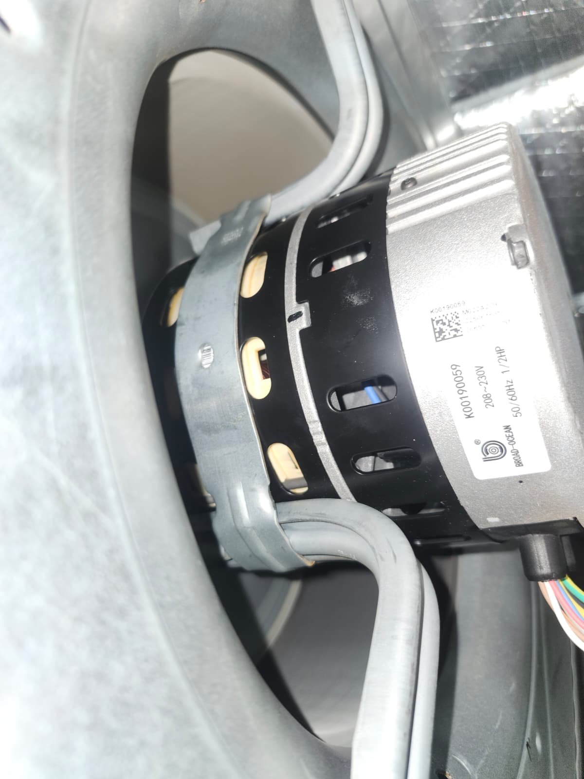 HVAC blower motor replacement in Thonotosassa, FL 33592 during labor-only repair visit