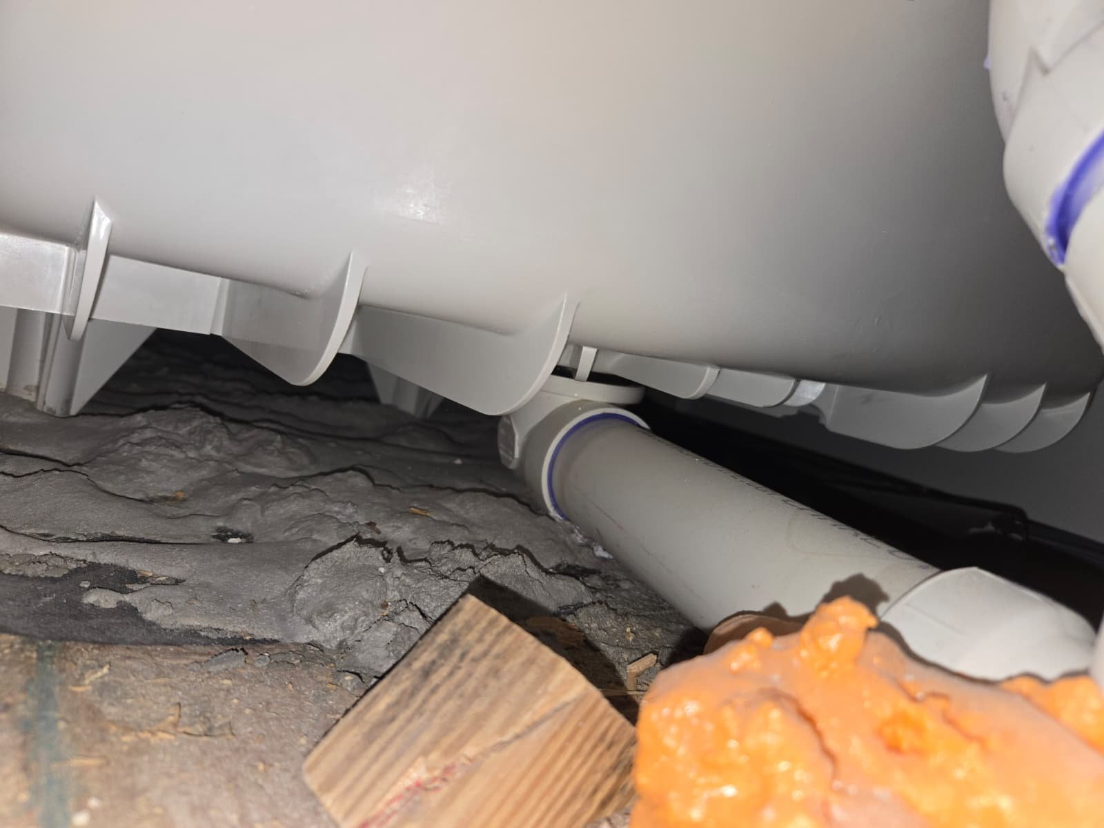 Ceiling sheetrock cut for diagnostic inspection in Wesley Chapel, FL 33545 home