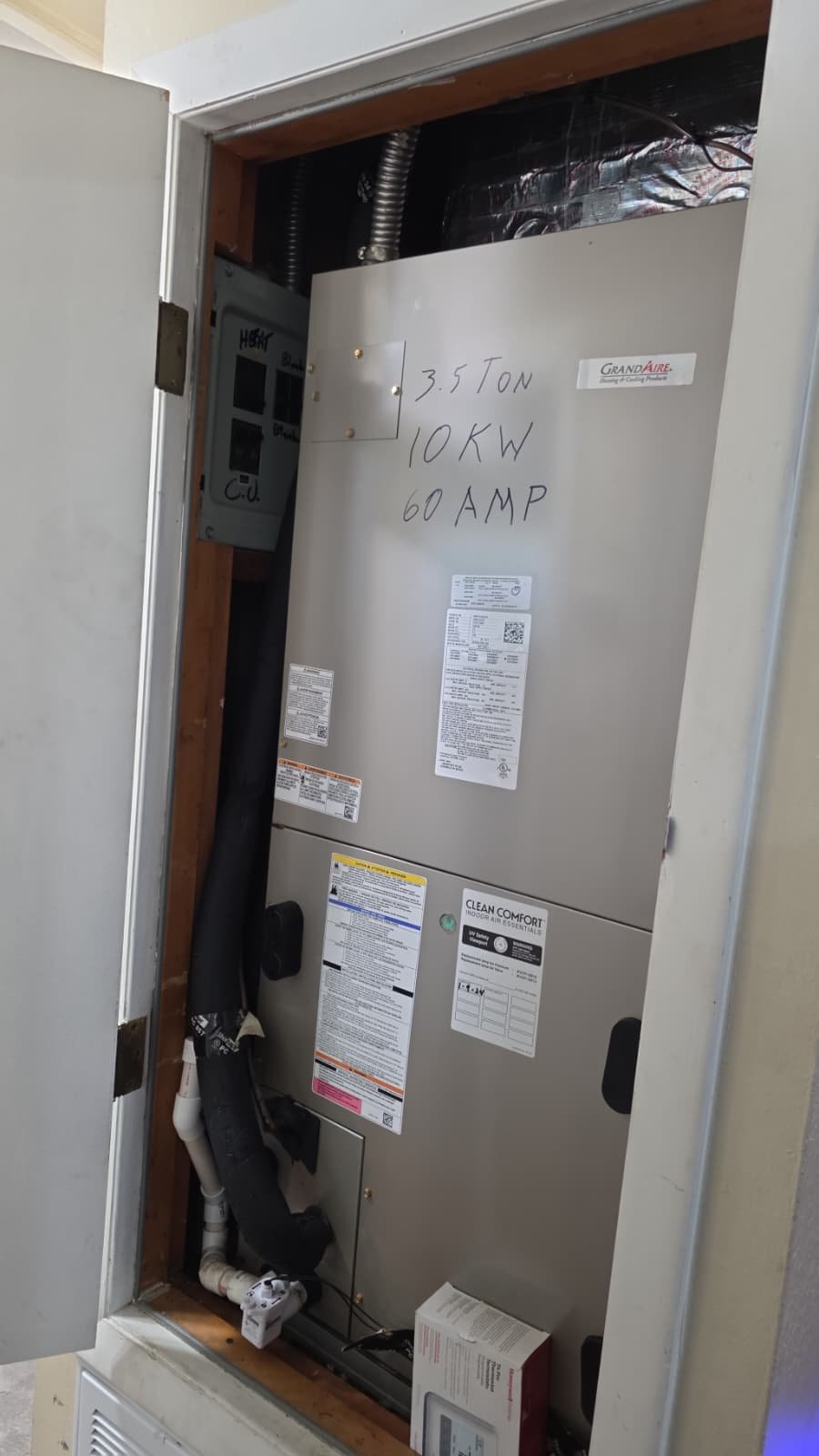 UV light and air filtration checked during AC maintenance in Tampa, FL 33617