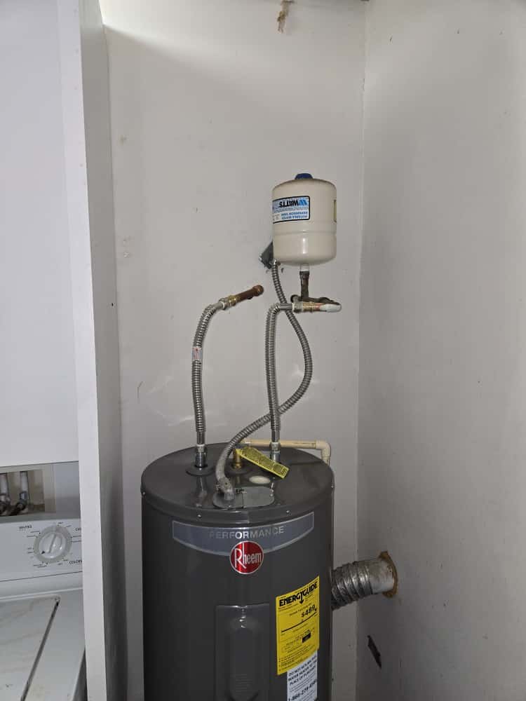 Finished customer provided water heater install in St. Petersburg, FL 33703