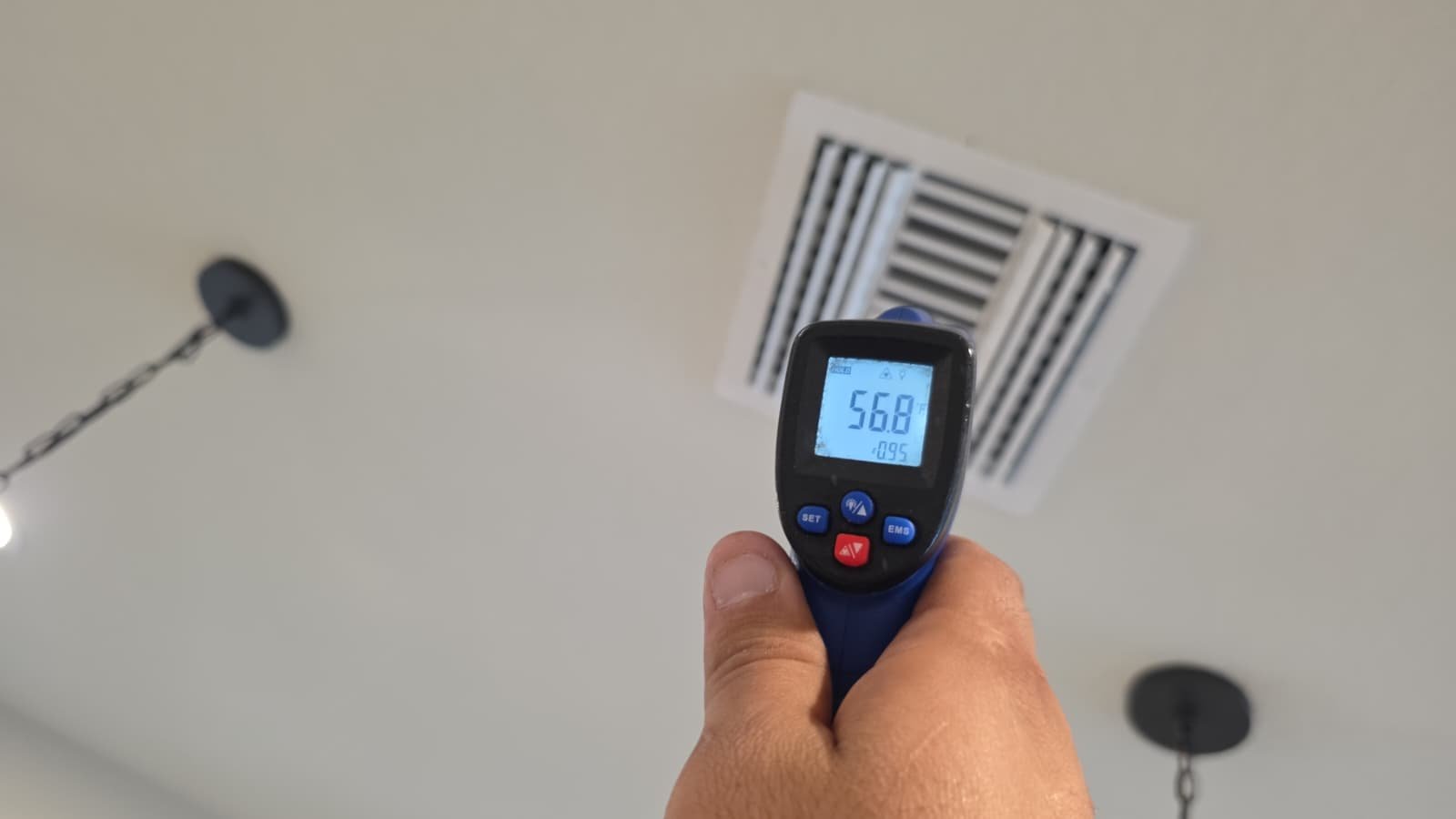HVAC system inspection during AC maintenance in Riverview, FL 33579 home
