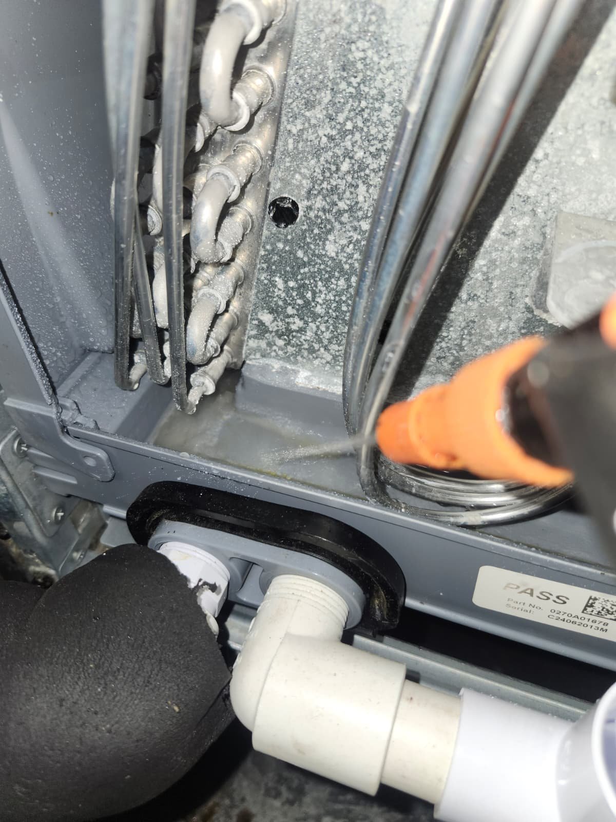 HVAC system inspection during AC maintenance in St. Petersburg, FL 33705