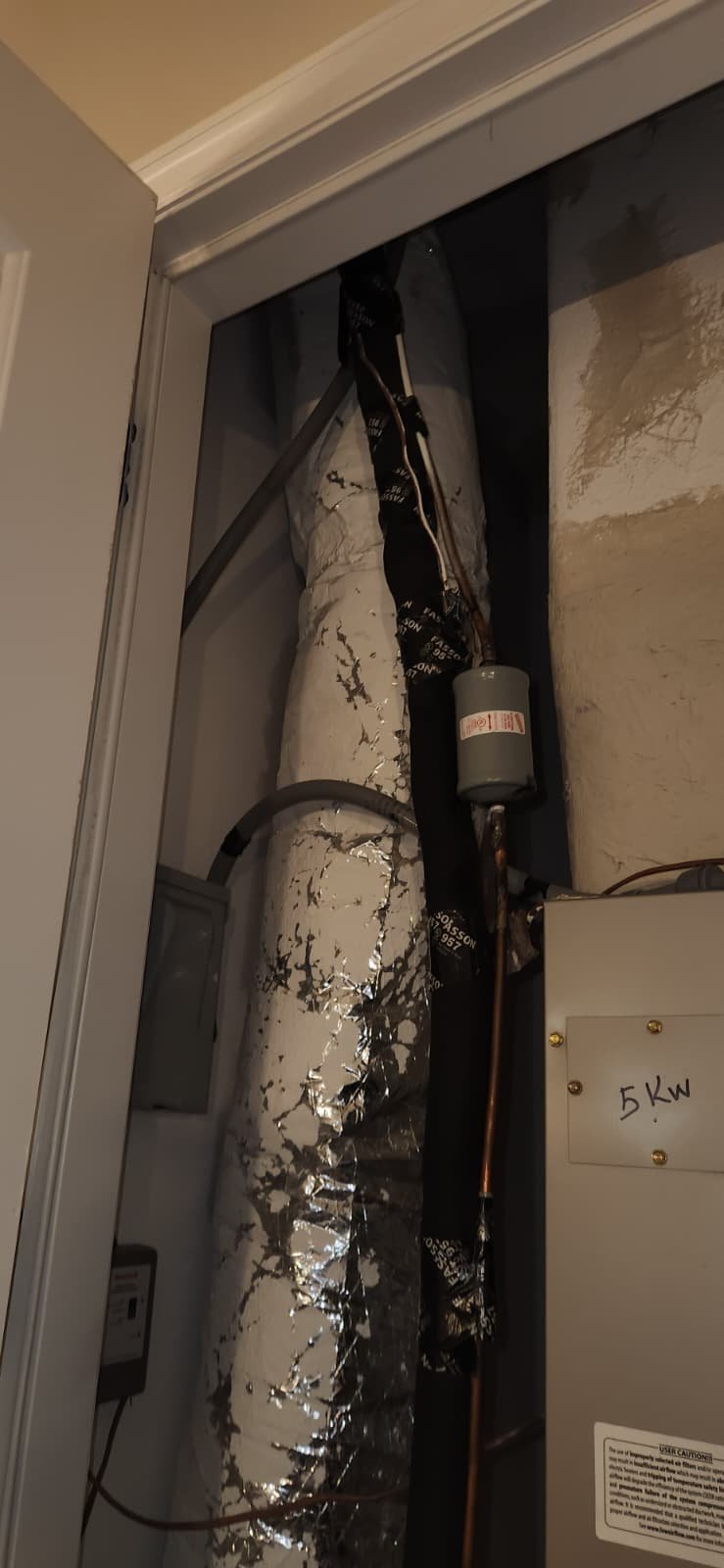 Daikin HVAC system install in Tampa, FL 33606 with 5 kW supplemental heat