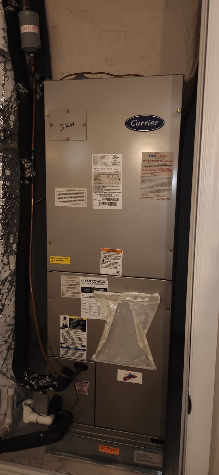 Energy efficient Daikin heat pump installation Tampa, FL 33606 using R32 refrigerant