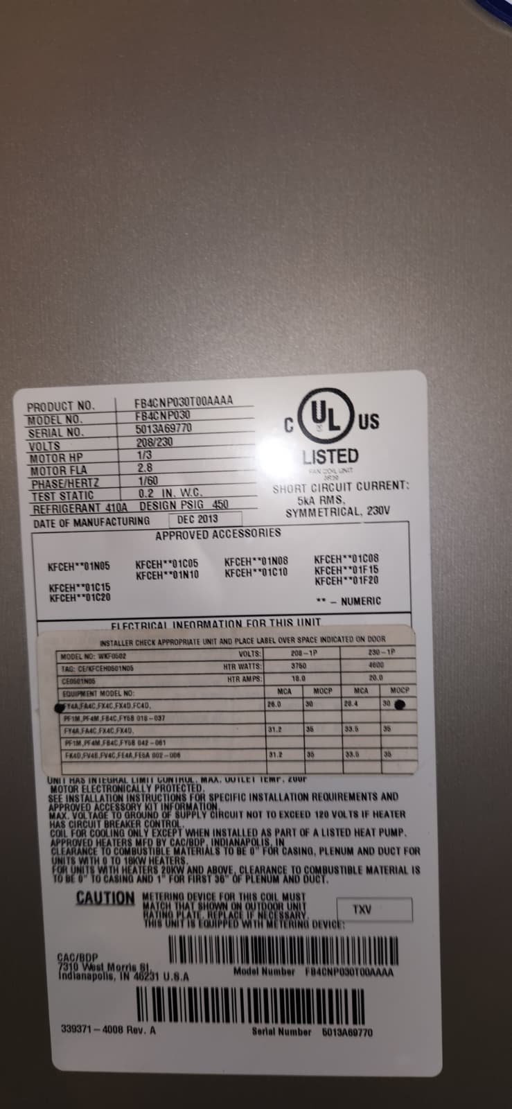 New Daikin HVAC system installation in Tampa, FL 33606 by Home Therapist