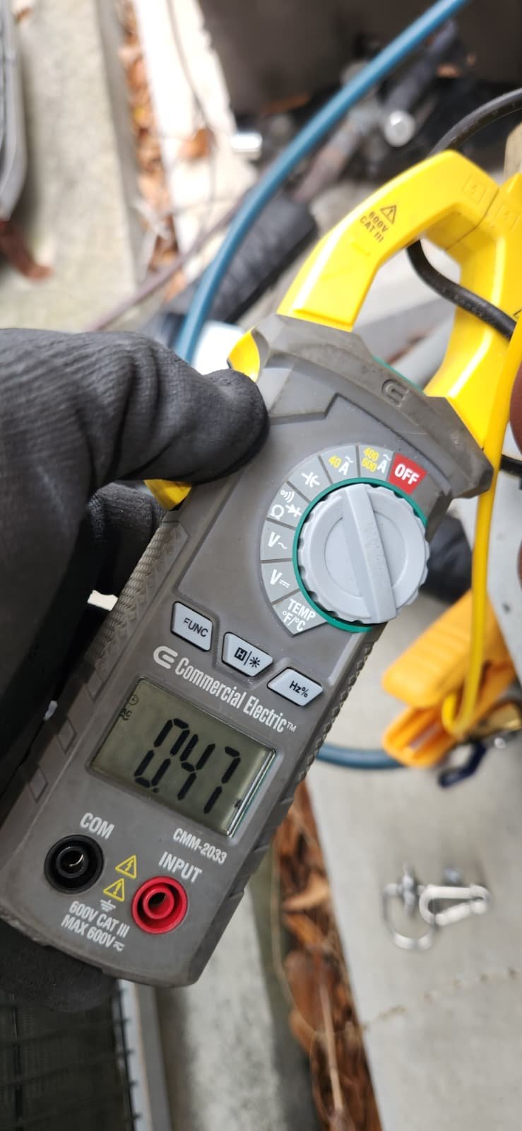 AC maintenance on outdoor condenser in St. Petersburg, FL 33702