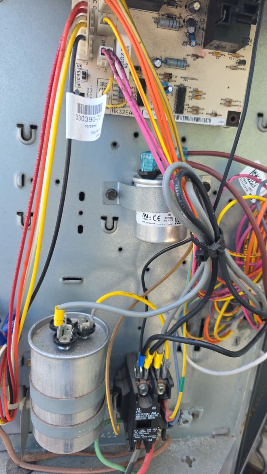 New universal motor replacement in air handler, Treasure Island FL 33706