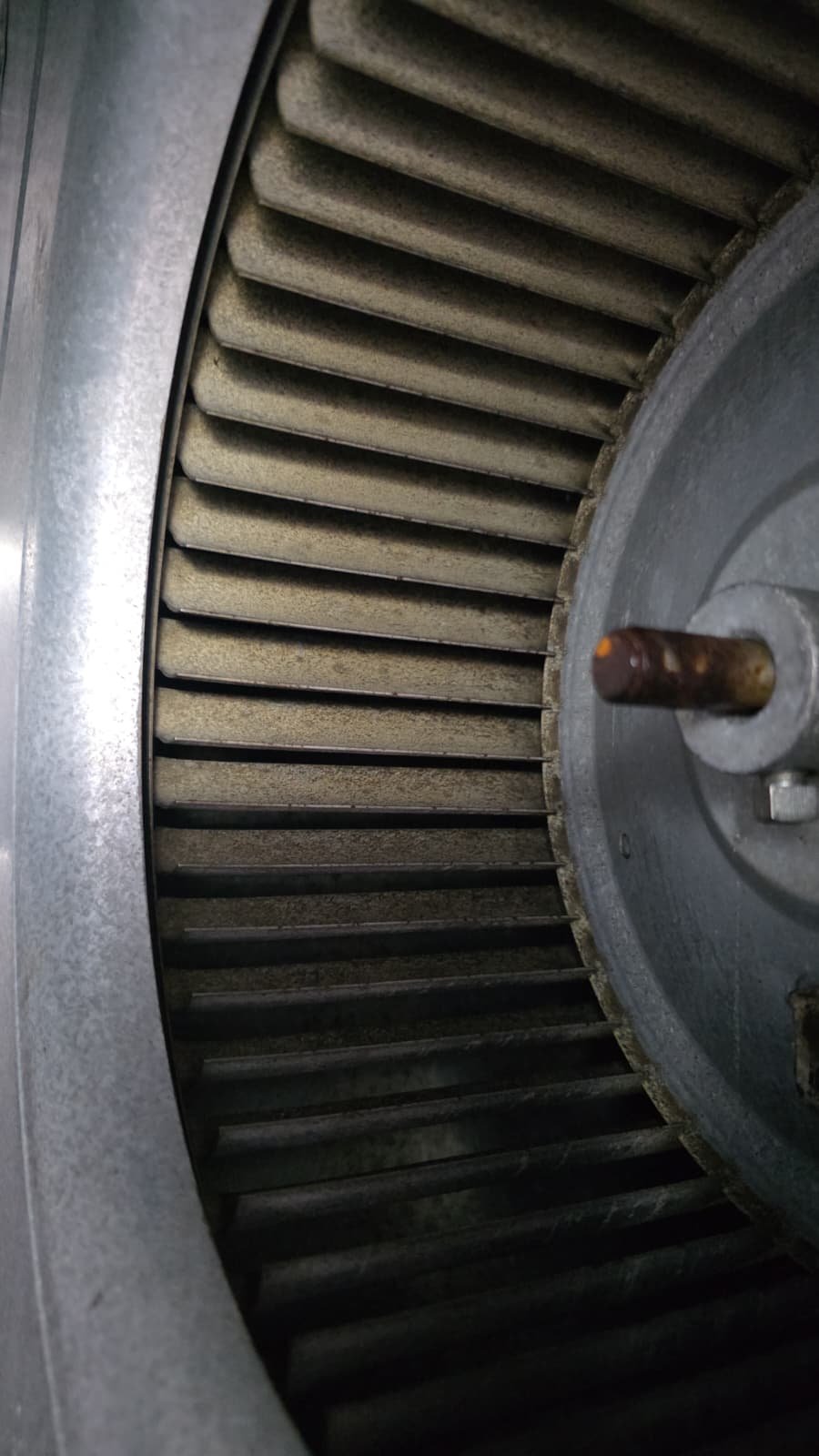 Condenser fan motor inspection during AC service in Treasure Island, FL 33706