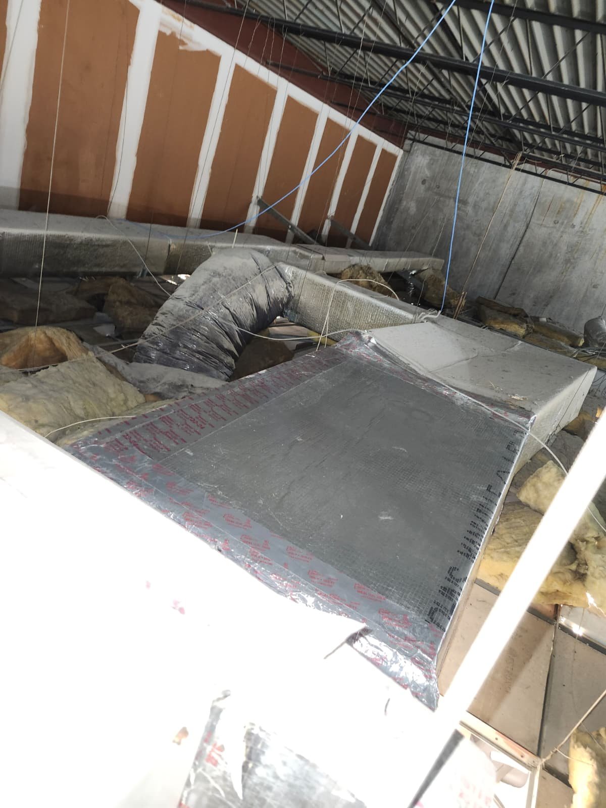 Ductwork condition checked during AC maintenance in Tampa, FL 33634