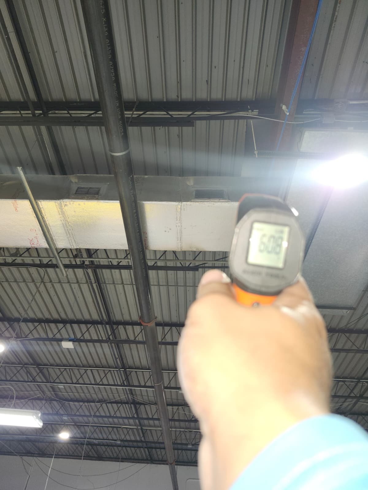 Air filter area inspected for replacement in Tampa, FL 33634