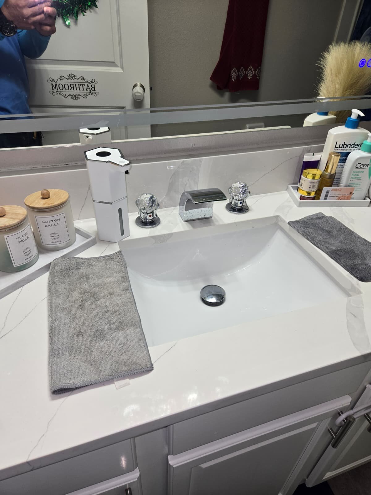 Clean water heater after flush during plumbing inspection in Riverview, FL 33578