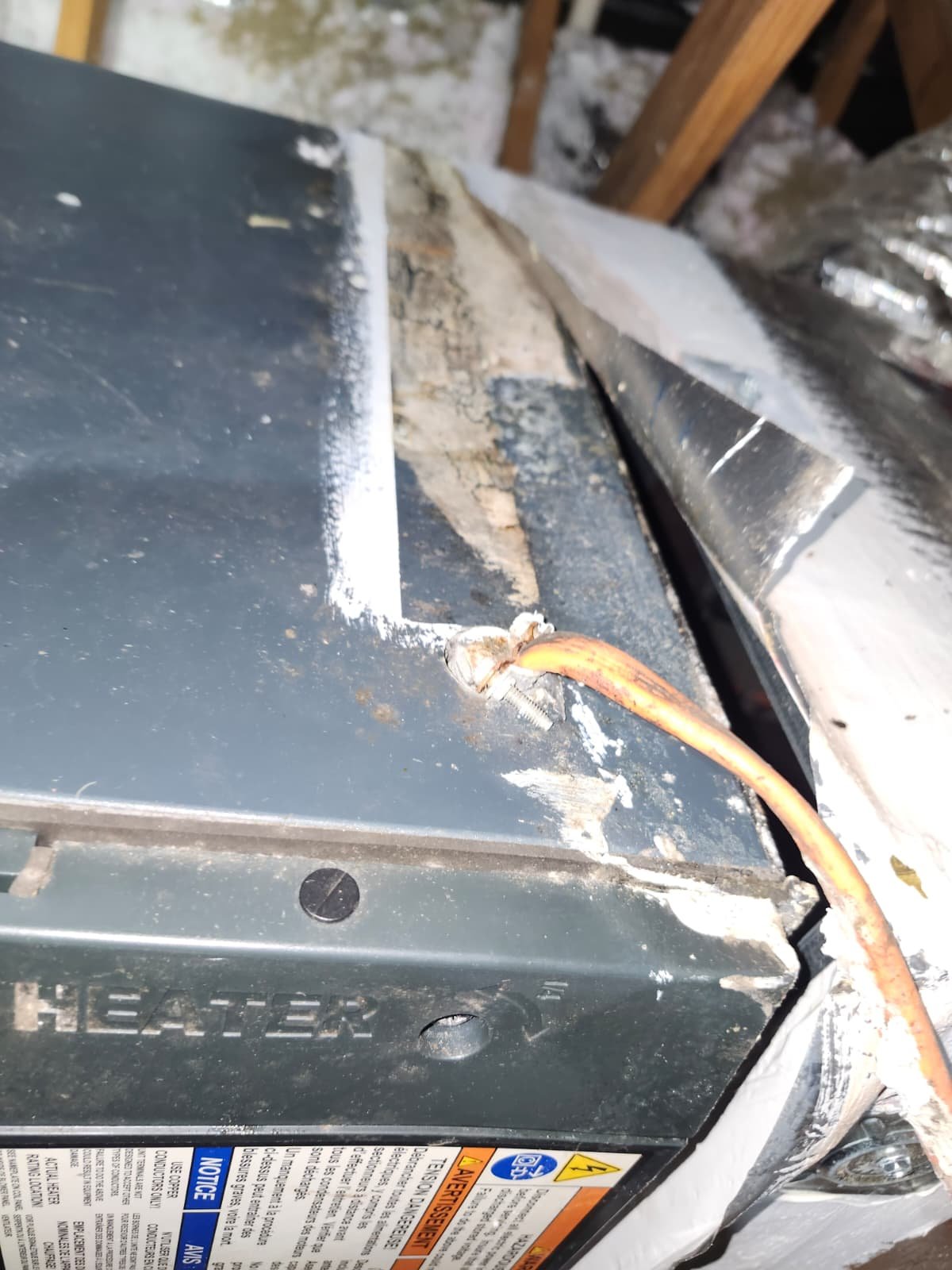 Aging air handler evaluated for full system replacement in Odessa, FL 33556