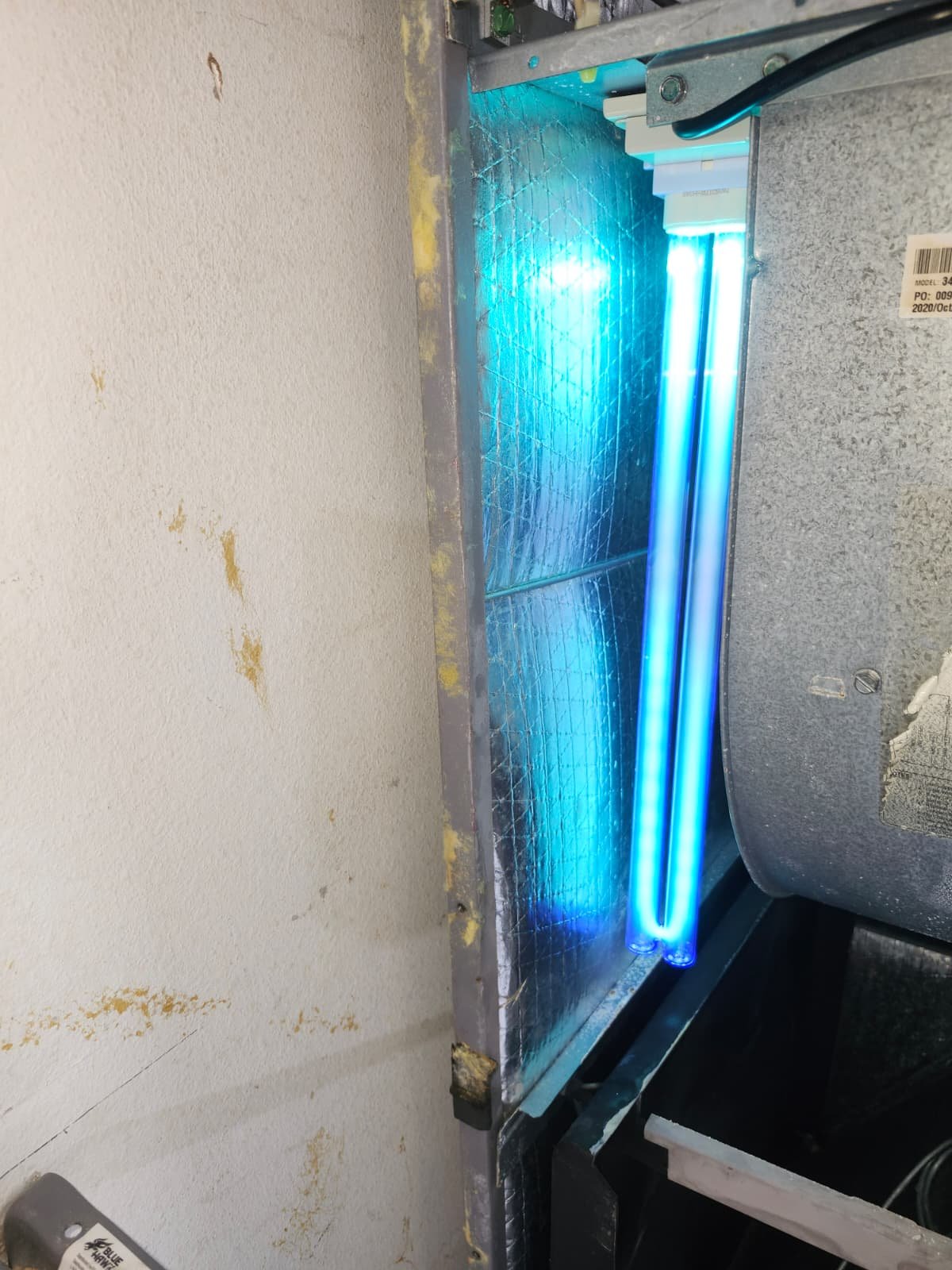 UV air treatment installation for HVAC system in New Port Richey, FL 34654