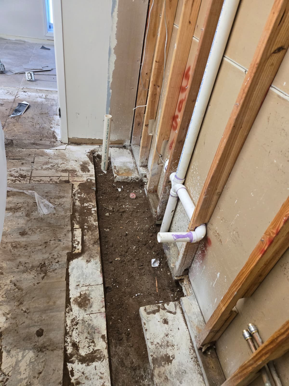 Detail of residential home repair work in Tampa, FL 33614