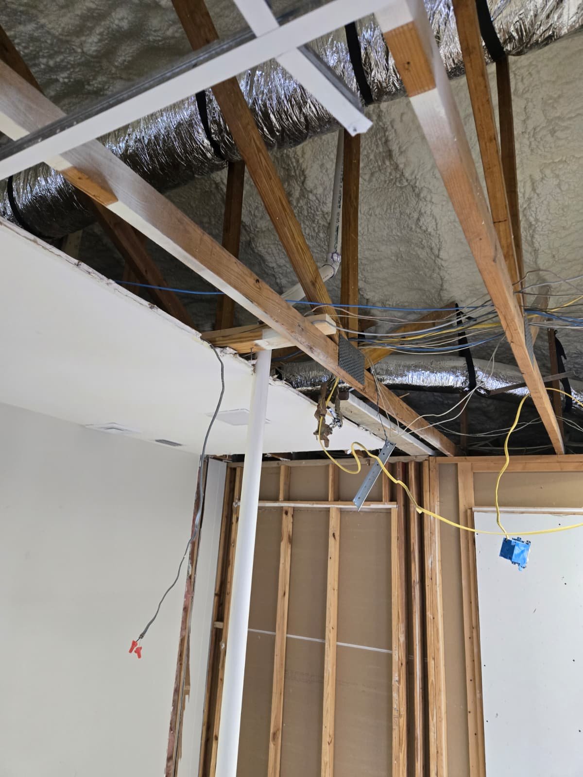 After view of completed home repair in Tampa, FL 33614
