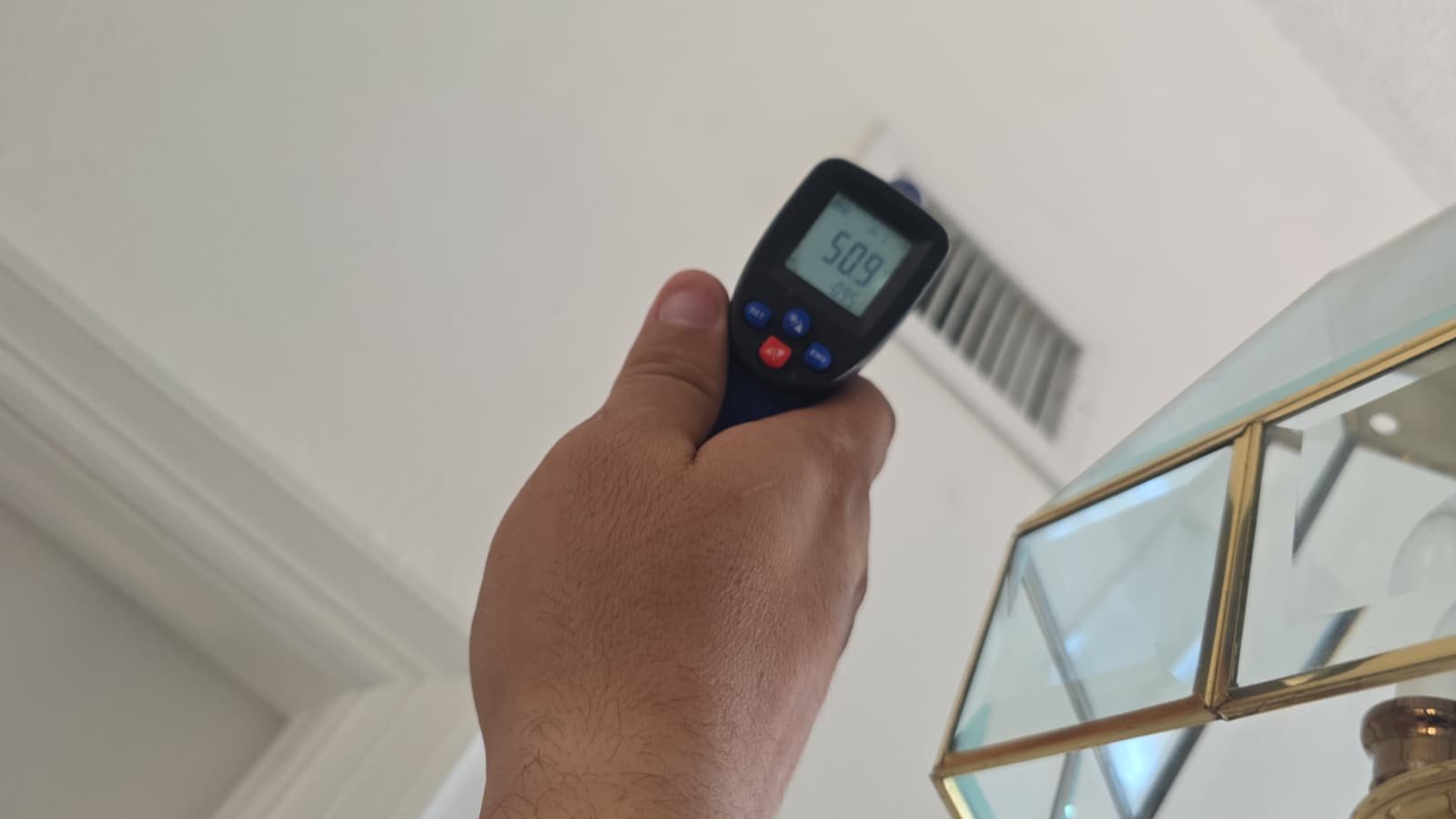 AC drain line cleaning during preventive maintenance in Tampa, FL 33618