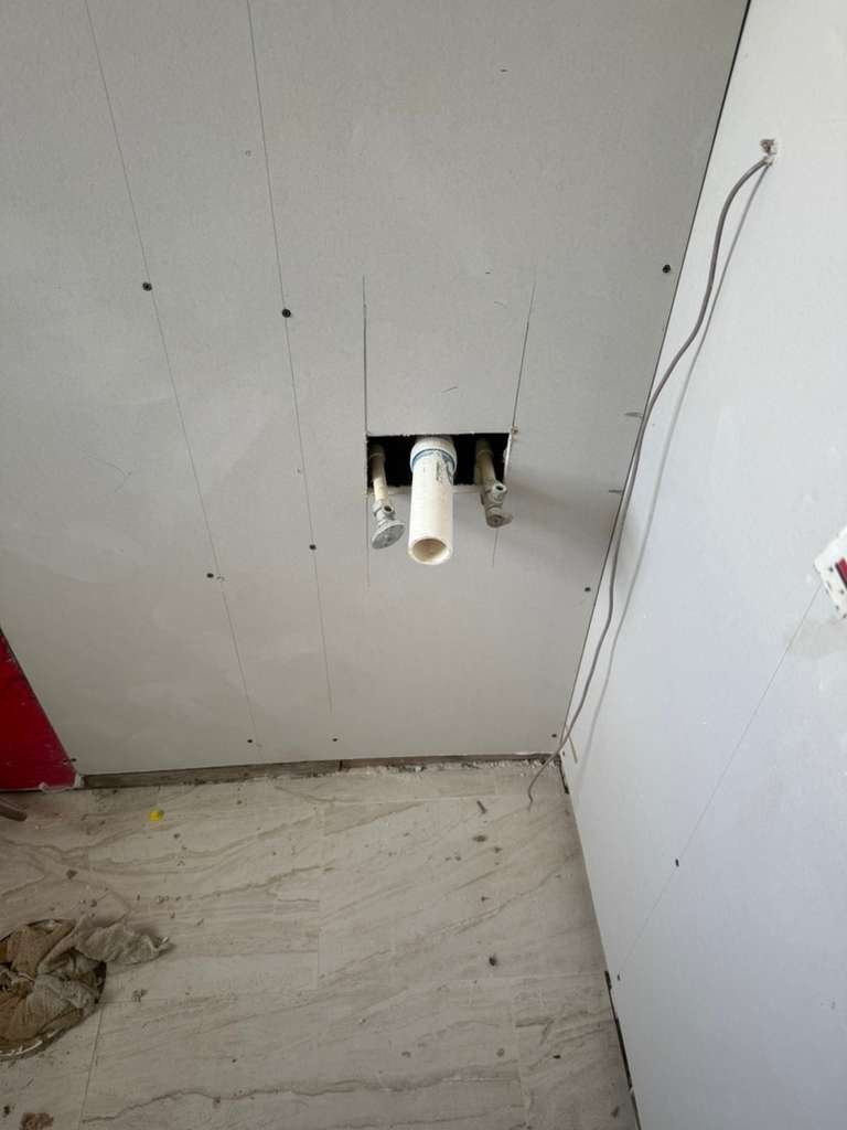 Lowering bathroom sink water and drain lines in St. Petersburg, FL 33703