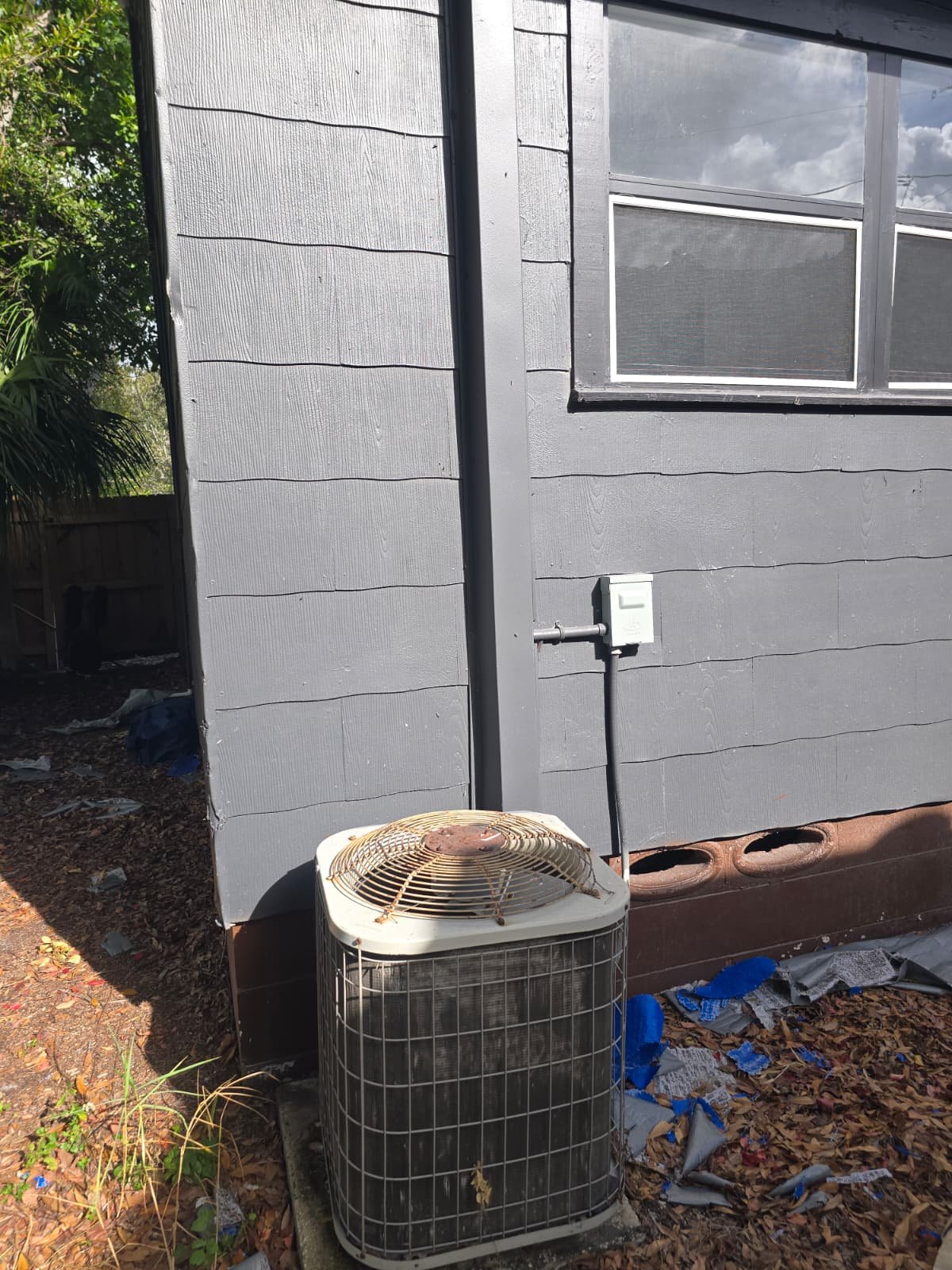 Finished AC duct system with Quietflex insulated ducts in St. Petersburg, FL 33712 home