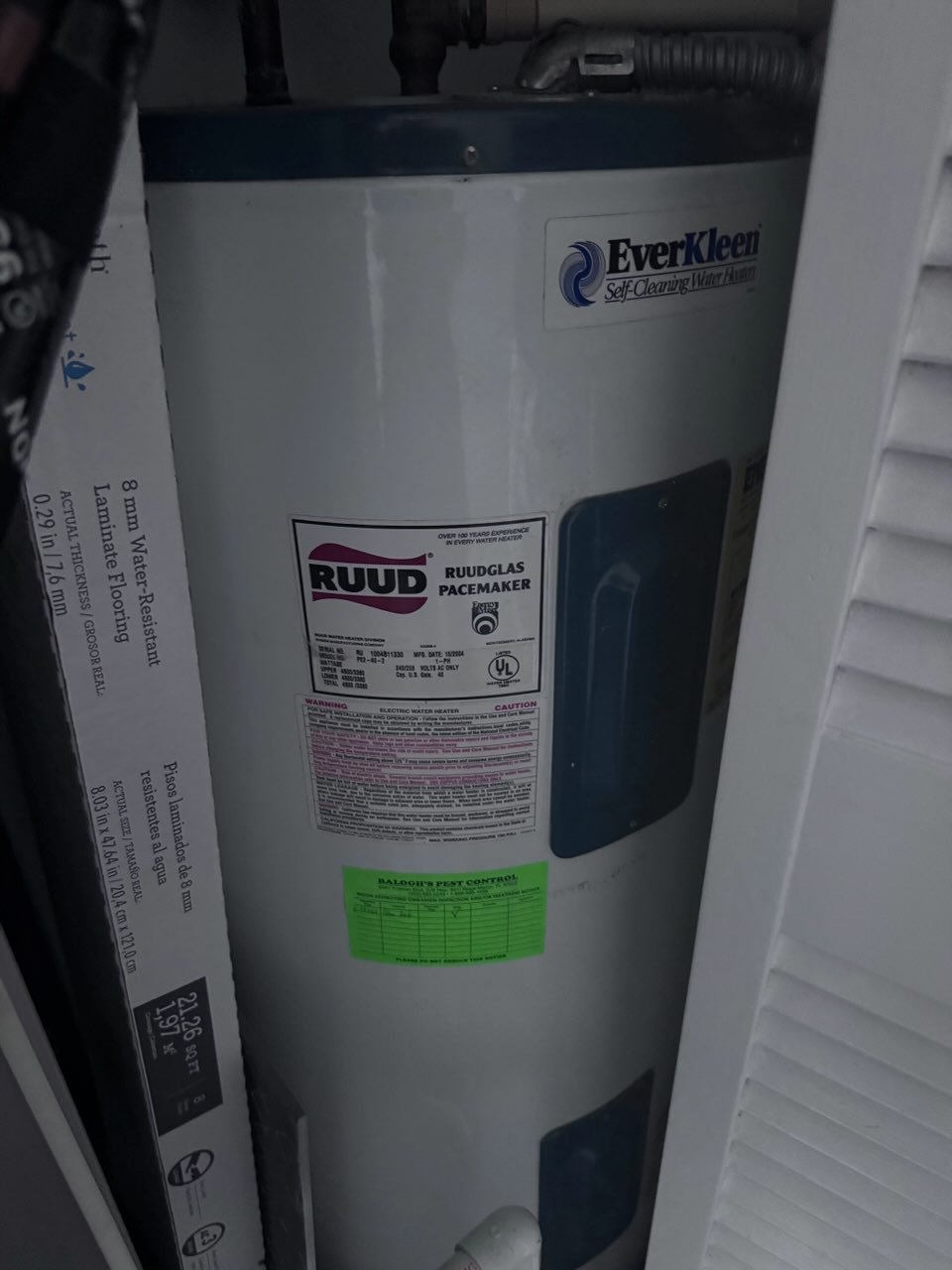 Plumbing Therapist water heater installation showing insulated hot water lines in Indian Shores, FL