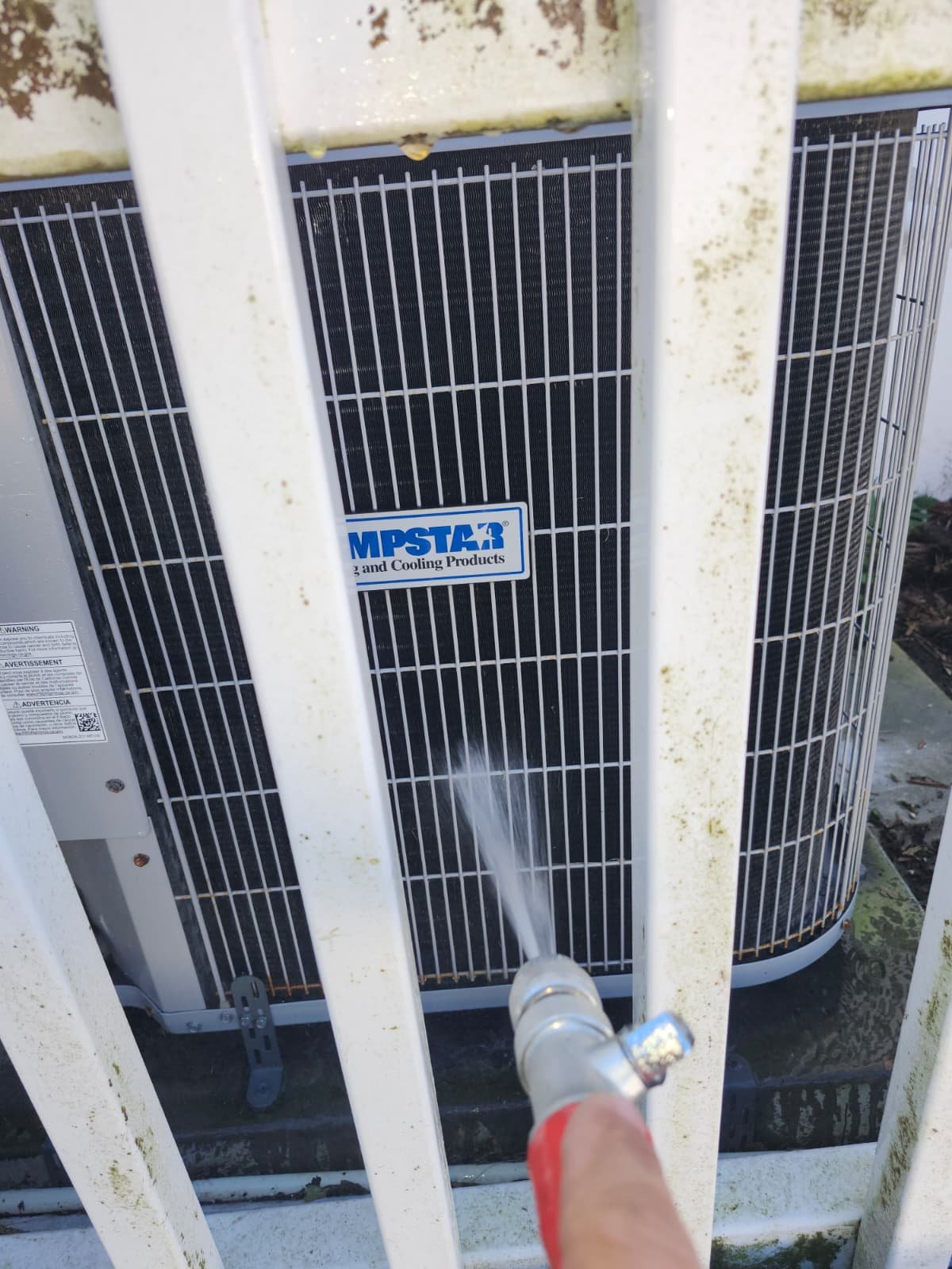 HVAC maintenance check with UV light inspection in Belleair, FL 33756