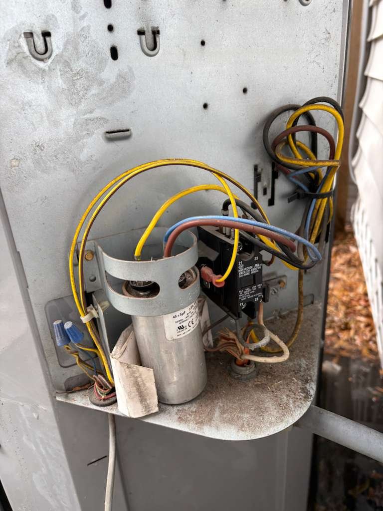 A/C tune-up and duct repair work in progress in Tampa, FL 33602