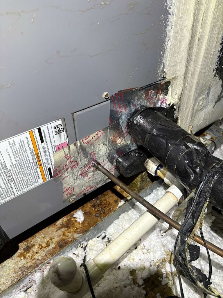 Media filter housing and new duct installation on air handler in Tampa, FL 33602