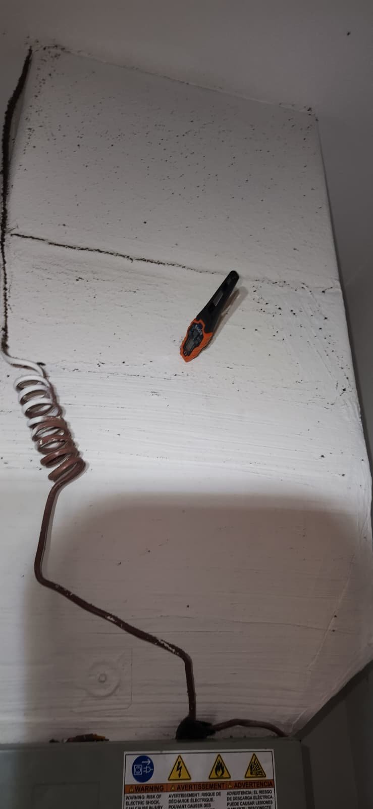 Inspection of damaged float switches on HVAC system in Apollo Beach, FL 33572