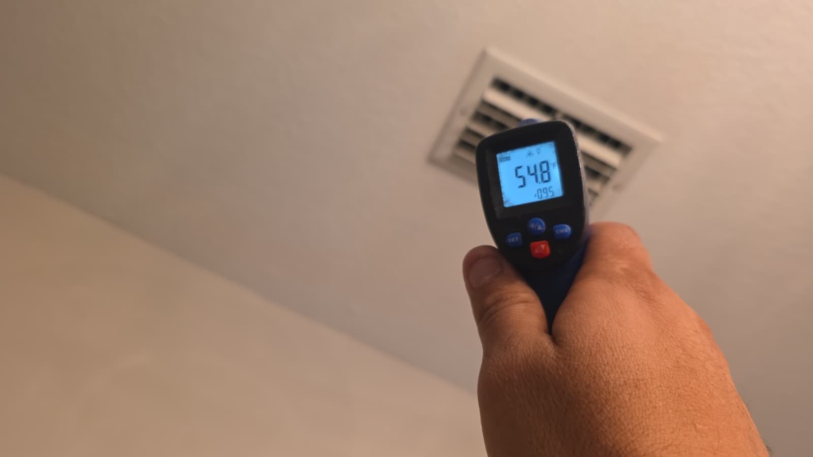 Cleaning air handler and drain line during AC maintenance in Tampa, FL 33615