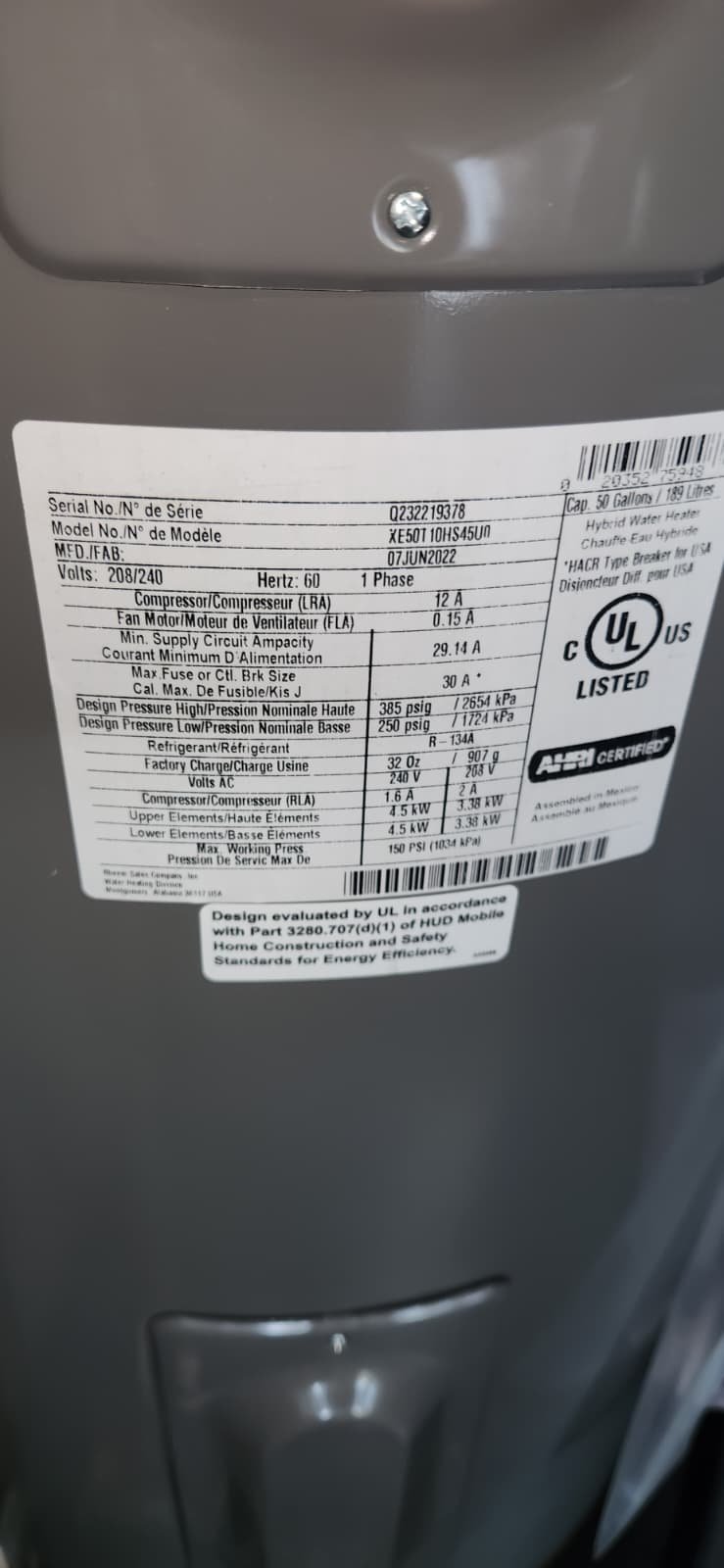 Tampa, FL 33625 water heater flush under Value Home Therapy plumbing plan