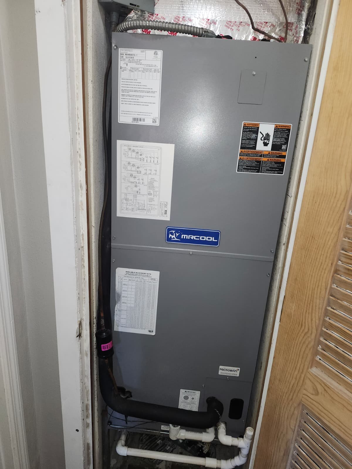 Evaluating heater installation options on Trane unit in Clearwater, FL 33763