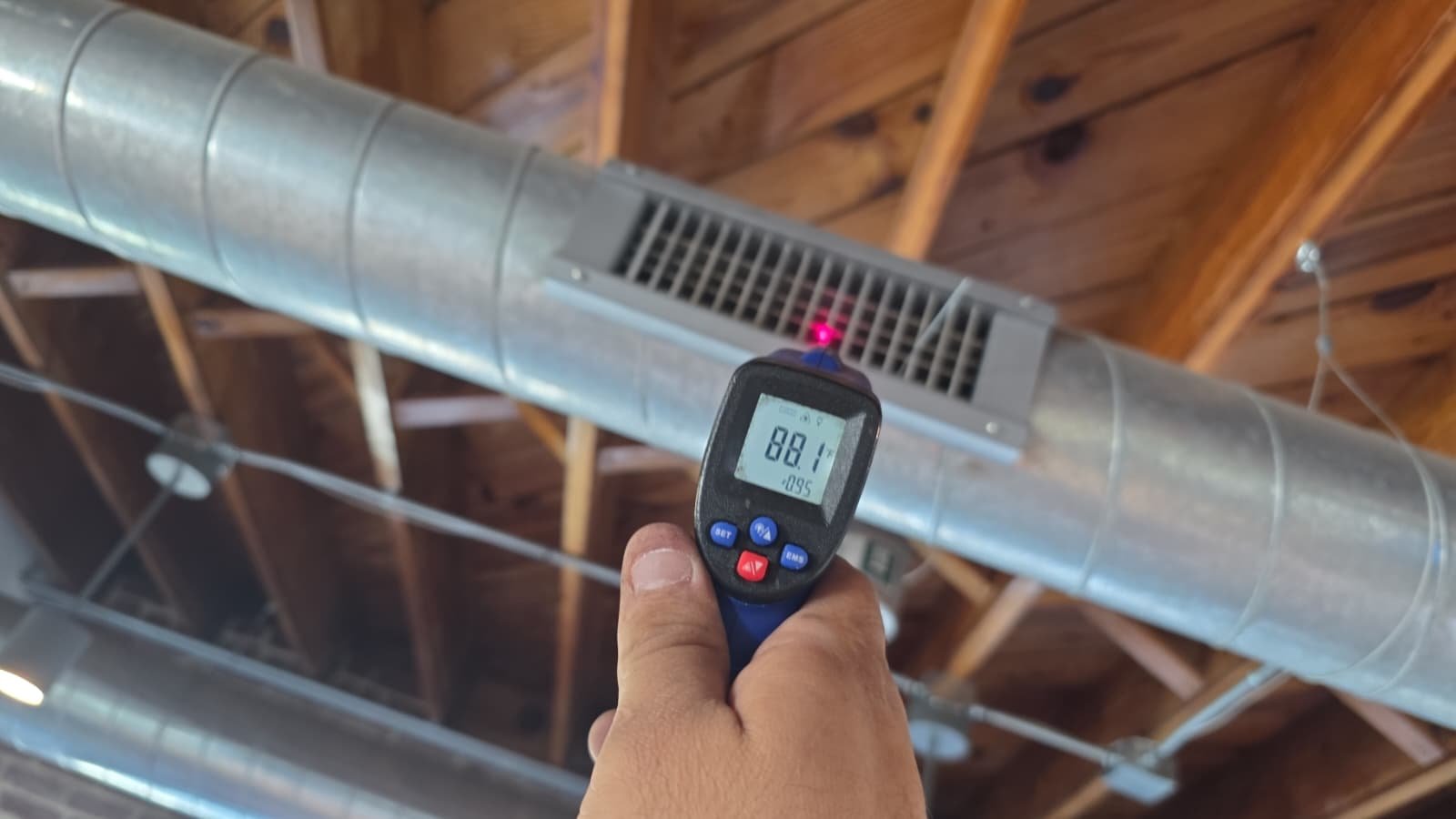 AC heating repair showing rubbed low voltage wires in Tampa, FL 33603