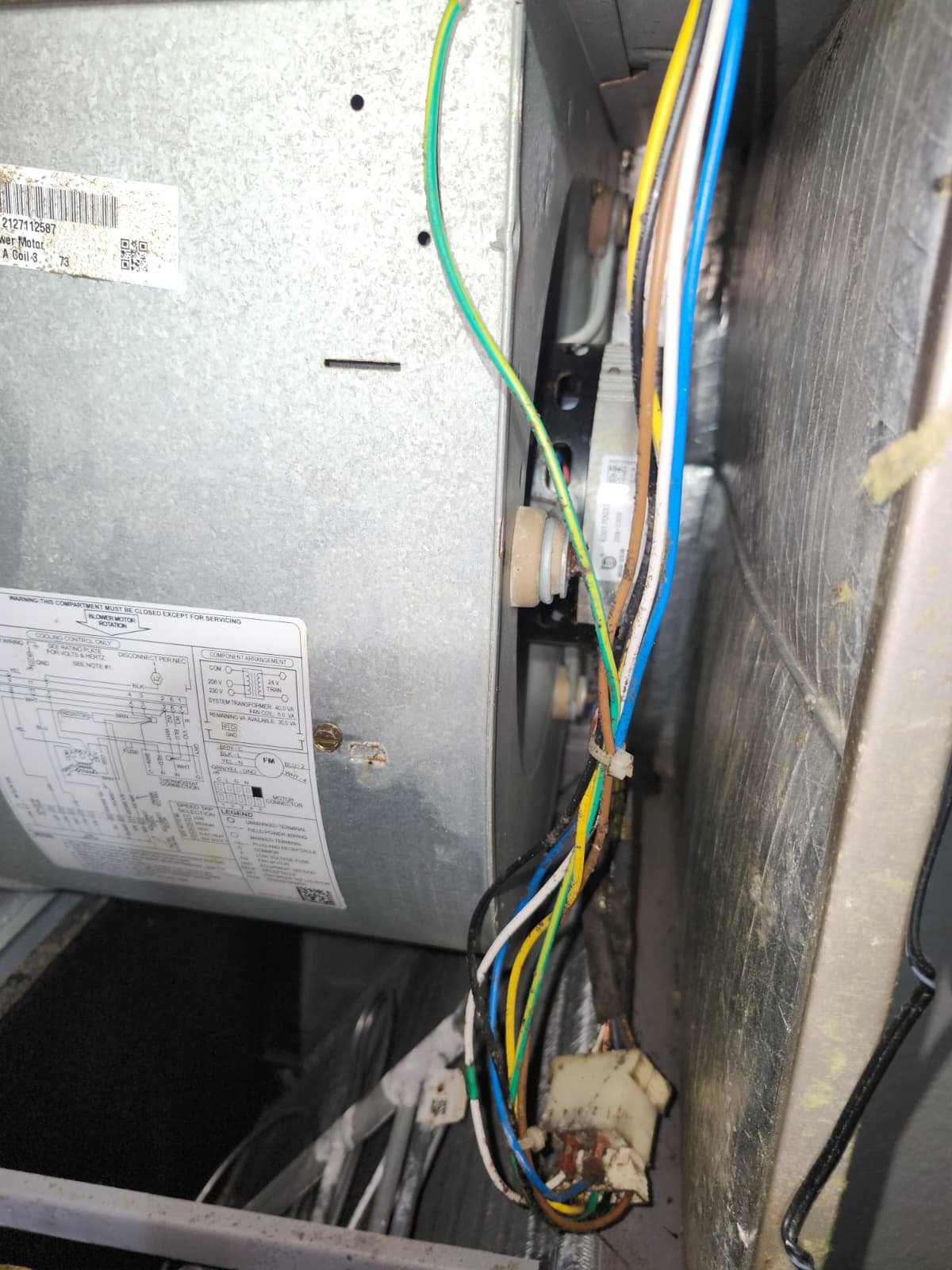 Air handler relay replacement in Clearwater, FL 33755