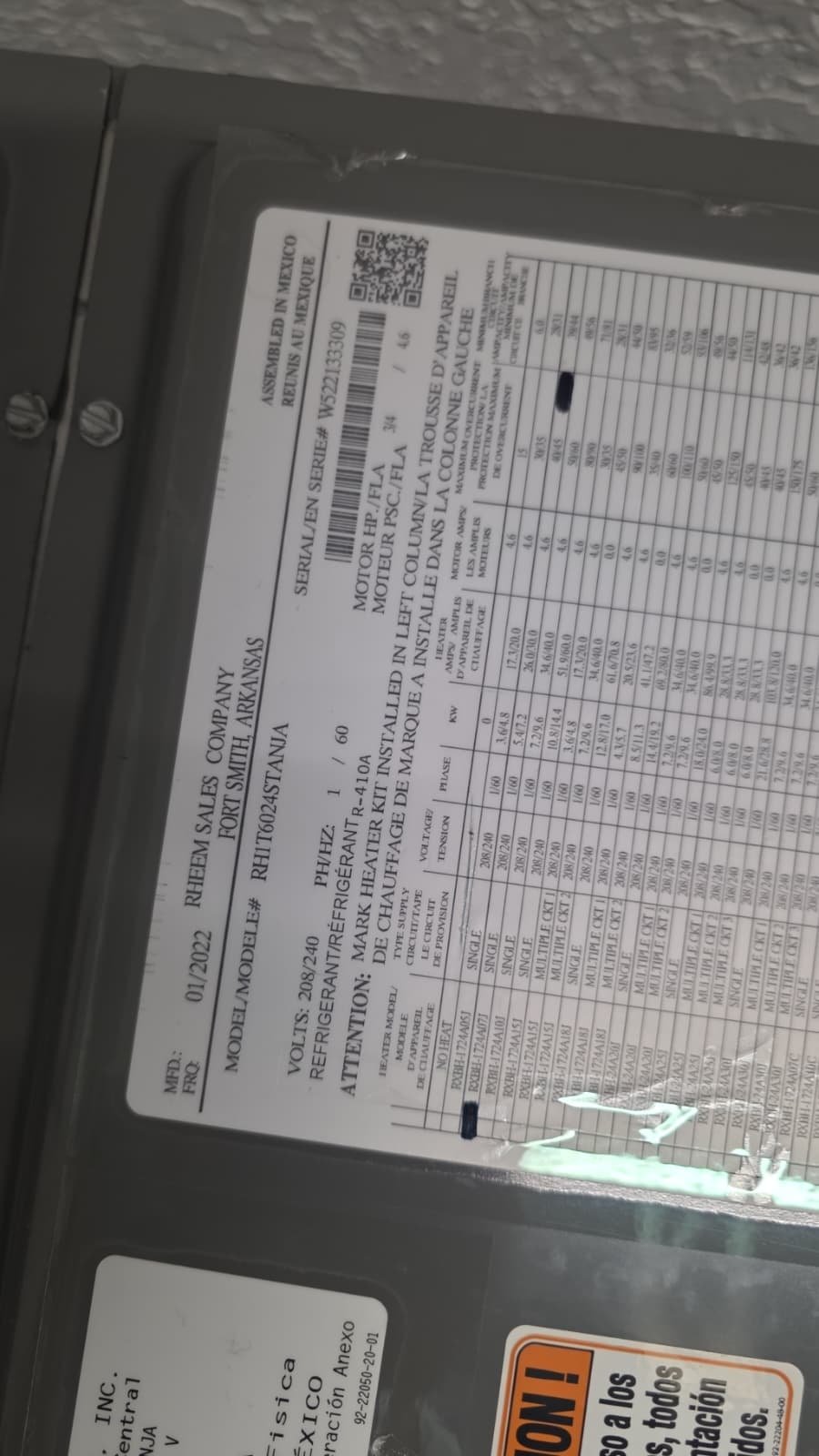 Air handler components checked during $89 HVAC tune-up in Tampa, FL 33647