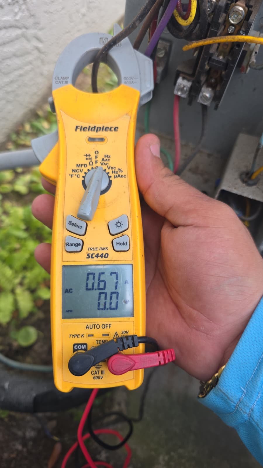 HVAC blower wheel condition documented during maintenance in Plant City, FL 33566