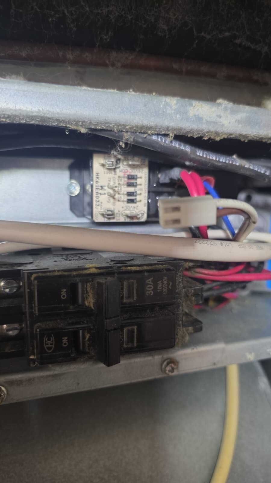 Air handler relay replacement in Tampa, FL 33615 HVAC system