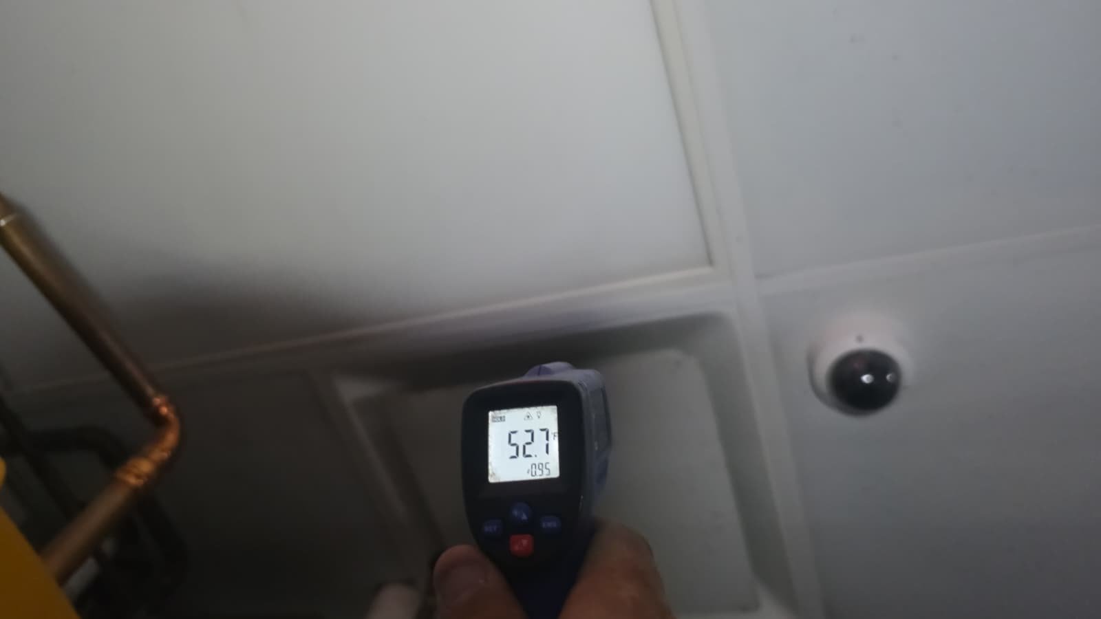 Finished thermostat battery change during AC service in Riverview, FL 33578
