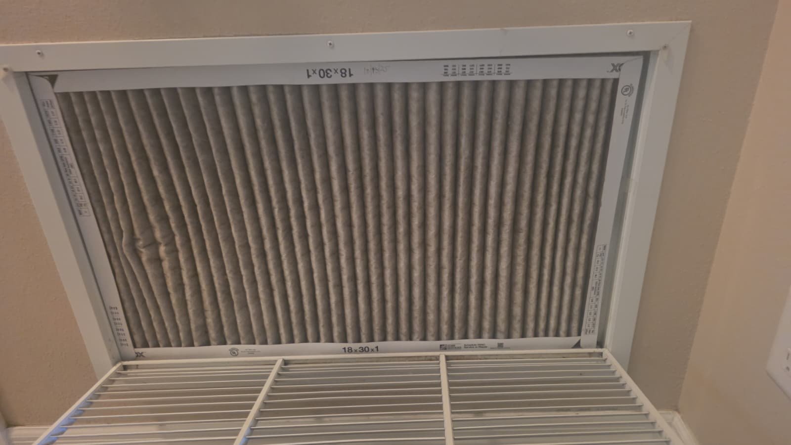 Indoor AC unit cleaning during HVAC maintenance in Ruskin FL 33570