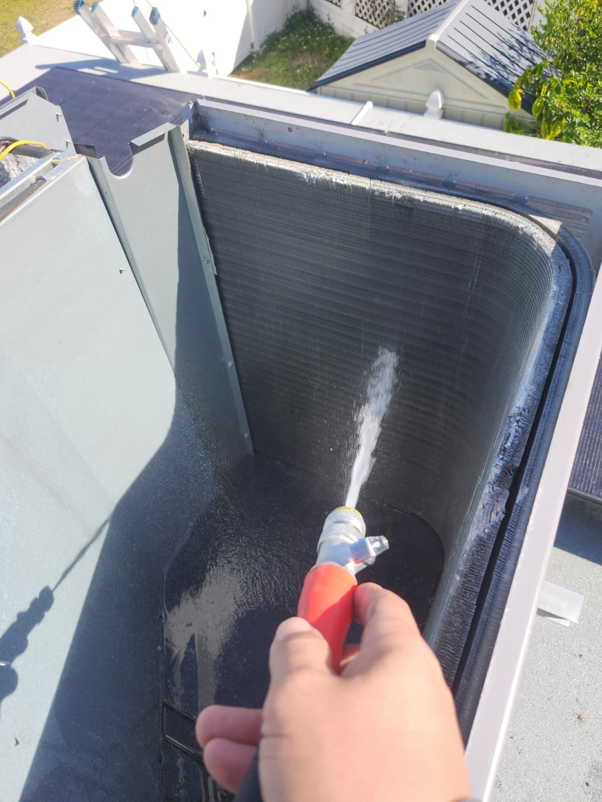 Premium HVAC maintenance plan visit for roof package unit in Largo, FL 33773